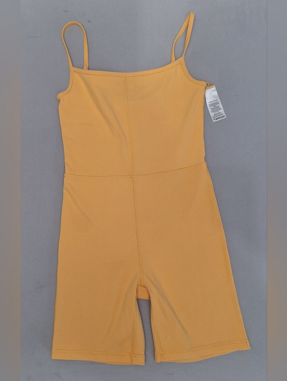Wilfred Free Aritzia Divinity Romper 7" Inseam Bodysuit Apricot Layer Base Fit S